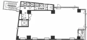 日本橋ノースプレイスビルの基準階図面