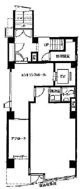 八幡日本橋小網町ビル(旧藤和日本橋小網町)ビルの基準階図面