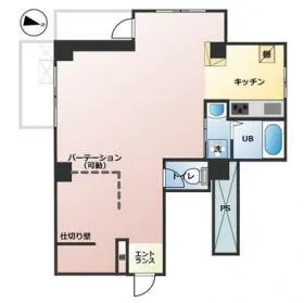 安田小網町マンションの基準階図面