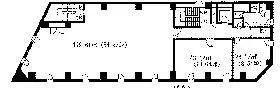 森友第1ビルの基準階図面