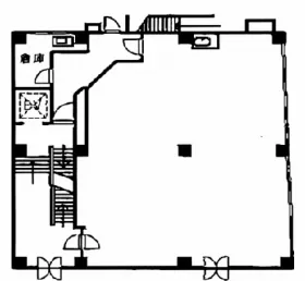 FLG日本橋小網町(原弘産)ビルの基準階図面