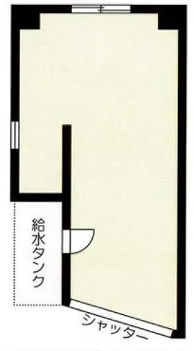 東山ビルの基準階図面