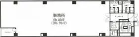 堀留ゼネラルビルの基準階図面