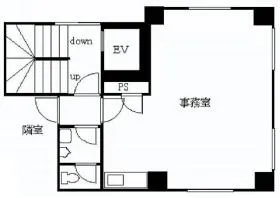 今井ビルの基準階図面