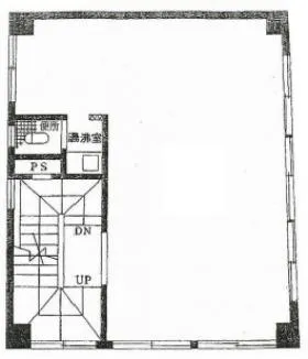 井川ビルの基準階図面