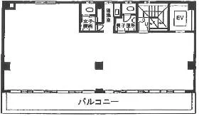 第1テイケイビルの基準階図面
