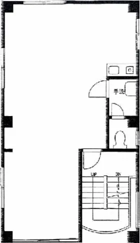 第2喜田村ビルの基準階図面