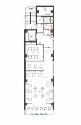 八丁堀スクエアの基準階図面