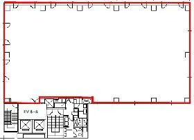 ユニゾ新川永代通り(秀和第2新川)ビルの基準階図面