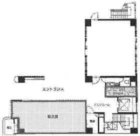 安井ビルの基準階図面