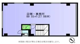 アオイビルの基準階図面