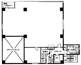 セルバ人形町の基準階図面
