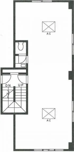 KMビルの基準階図面