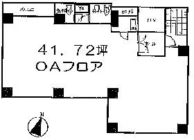 MS日本橋ビルの基準階図面
