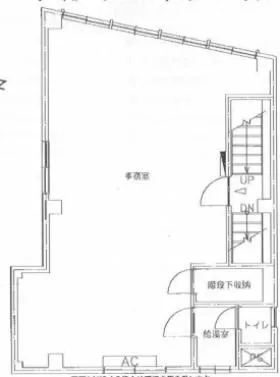 日比谷ビルの基準階図面