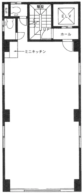 日本タオル会館の基準階図面