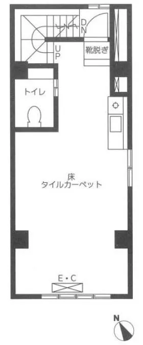 細田ビルの基準階図面