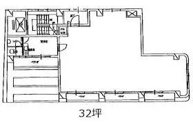 原ビルの基準階図面