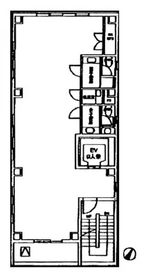 TASUKI PRIME 日本橋人形町ビルの基準階図面