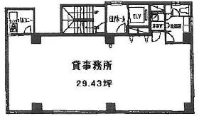DHビルの基準階図面