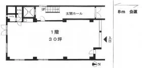穂高ビルの基準階図面