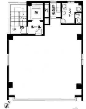 平野ビルの基準階図面