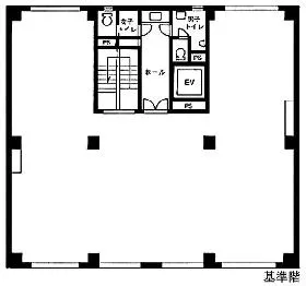 ギンビスビルの基準階図面