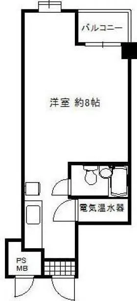 パレドール日本橋の基準階図面