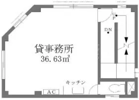 大谷ビルの基準階図面