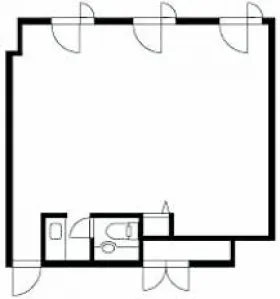 シティスクエア築地の基準階図面