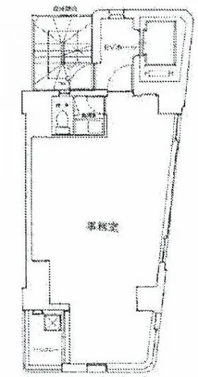 TM銀座ビルの基準階図面