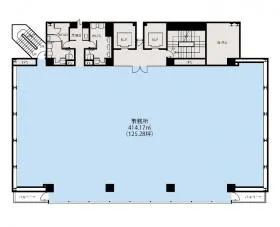兼松ビルディング別館の基準階図面