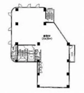 YTタナカビルディングの基準階図面