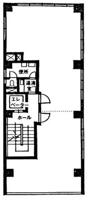 オックスフォードビルの基準階図面