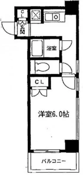 ラングタワー京橋ビルの基準階図面