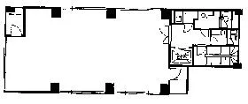 京橋NSビルの基準階図面