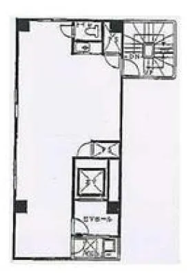両銀東京ビルの基準階図面