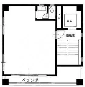 京橋宏陽ビルの基準階図面