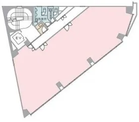 丸善大塚ビルの基準階図面