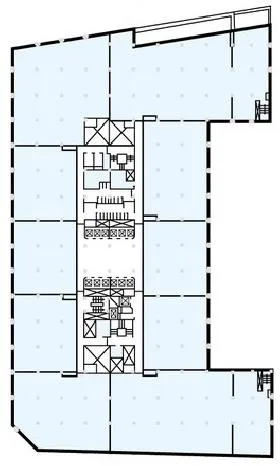 新大手町ビルの基準階図面