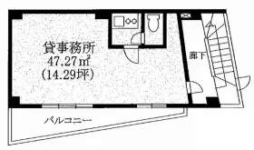 アイカ高円寺ビルの基準階図面