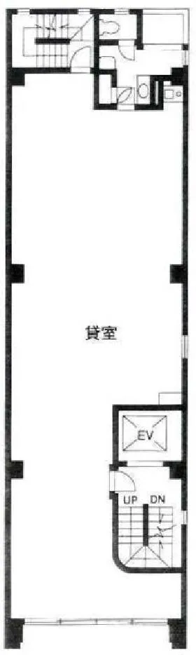 入船本館ビルの基準階図面