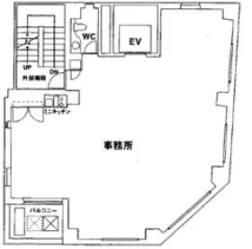 海老屋ビルの基準階図面
