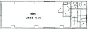東信室町ビルの基準階図面