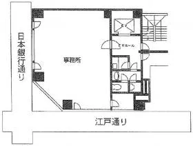 日本橋優和ビルの基準階図面