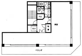 神田須田町ビルの基準階図面