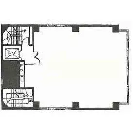 日本橋アイケイビルの基準階図面