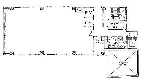 第3ハヤカワビルの基準階図面