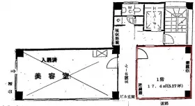 町田ビルの基準階図面
