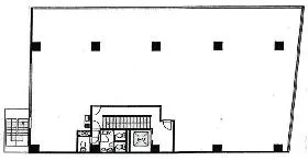 菅山ビルの基準階図面